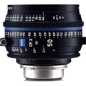 لنز سینمایی زایسZEISS CP.3 XD 50mm T2.1 Compact Prime Lens (PL Mount, Feet)