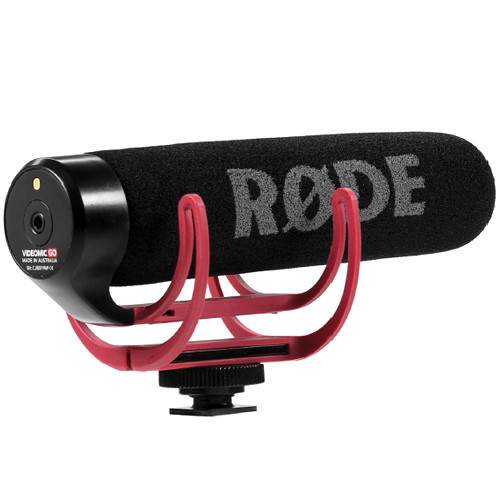 میکروفون Rode دوربین‌های اس‌ال‌آر | Rode VideoMic GO On-Camera Shotgun Microphone