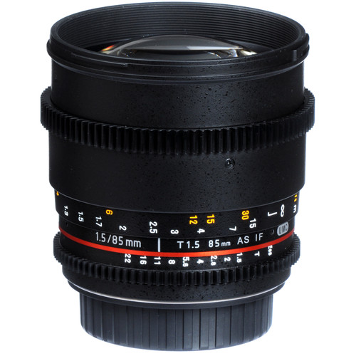 لنز ۸۵ سامیانگ سینمایی | Samyang 85mm T1.5 Cine Lens for Canon EF