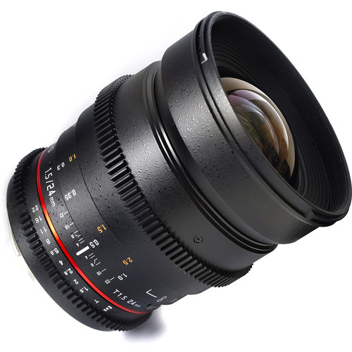 لنز ۲۴ سامیانگ سینمایی | Samyang 24mm T1.5 Cine Lens for Canon EF-Mount